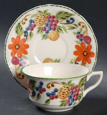 Harvest Oversized Cup & Saucer Set