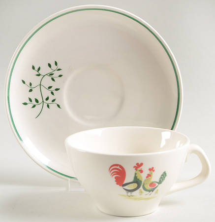Family Affair Flat Cup & Saucer Set