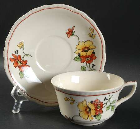 STB11 Flat Cup & Saucer Set