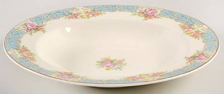 Blurose Rim Soup Bowl