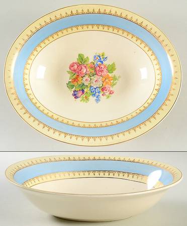 STB53 9" Oval Vegetable Bowl