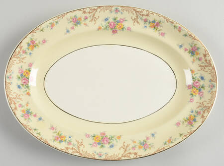 1085 13" Oval Serving Platter