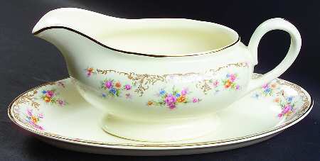 1085 Gravy Boat & Underplate/Relish