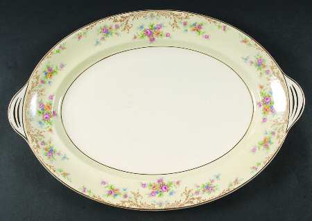 1085 16" Oval Serving Platter