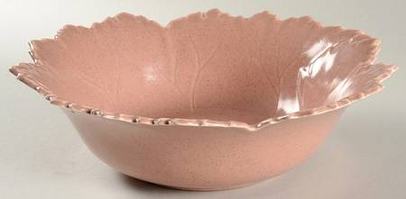 Woodfield Coral (Salmon Pink) 11" Large Salad Serving Bowl