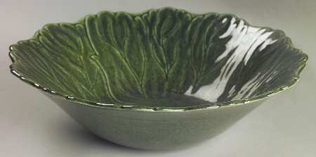 Woodfield Dark Green (Tropic) 11" Large Salad Serving Bowl
