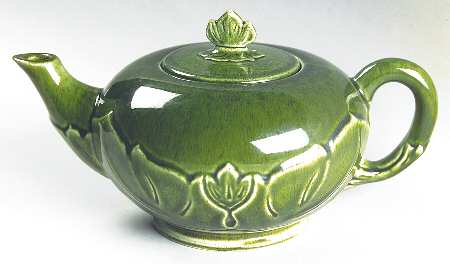 Woodfield Dark Green (Tropic) Teapot & Lid