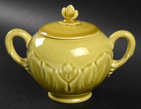 Woodfield Golden Fawn Footed Sugar Bowl & Lid