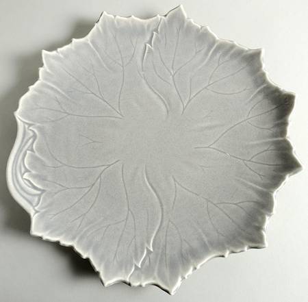 Woodfield Dove Gray 13" Chop Plate (Round Platter)