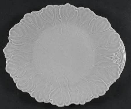 Woodfield Dove Gray 13" Oval Serving Platter