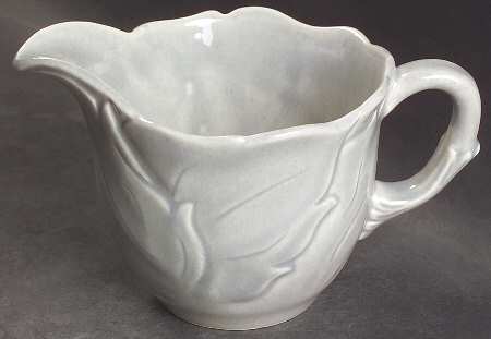 Woodfield Dove Gray Flat Creamer