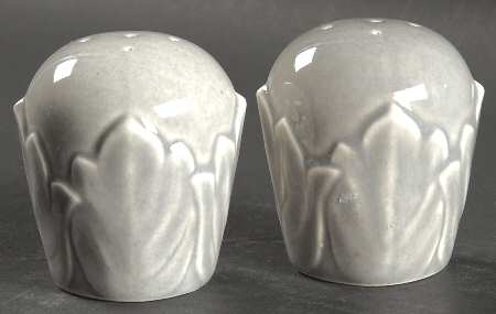 Woodfield Dove Gray Salt & Pepper Set