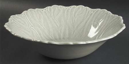 Woodfield Dove Gray 11" Large Salad Serving Bowl