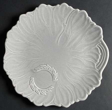 Woodfield Dove Gray Plate for Video Snack Set