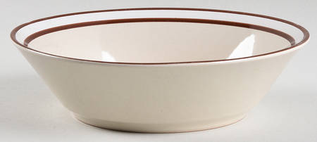 Carrousel Brown Coupe Cereal Bowl