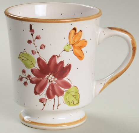 Plum Blossom Pedestal Mug