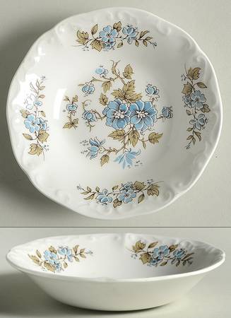 Blossomtime Blue Fruit/Dessert (Sauce) Bowl