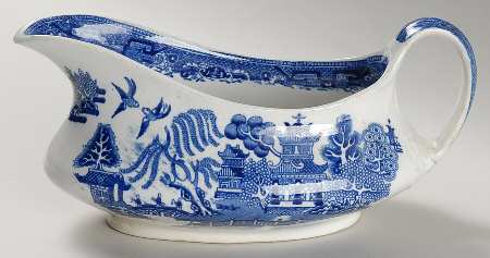 Blue Willow Gravy Boat