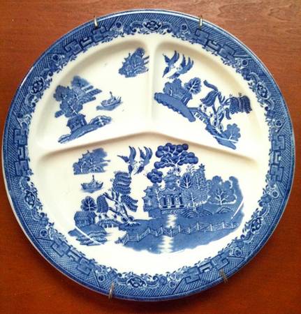 Blue Willow Grill Plate