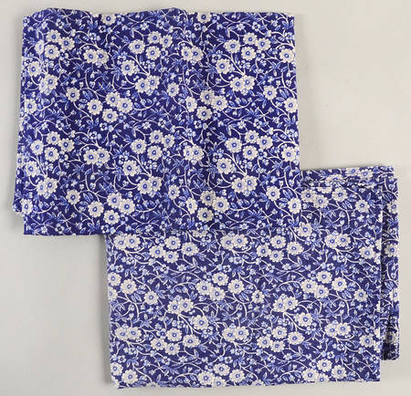 Calico Blue (Burleigh Stamp) (Set of 2) Tea Towels
