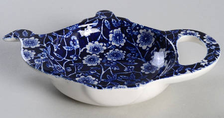 Calico Blue (Burleigh Stamp) Tea Bag Holder