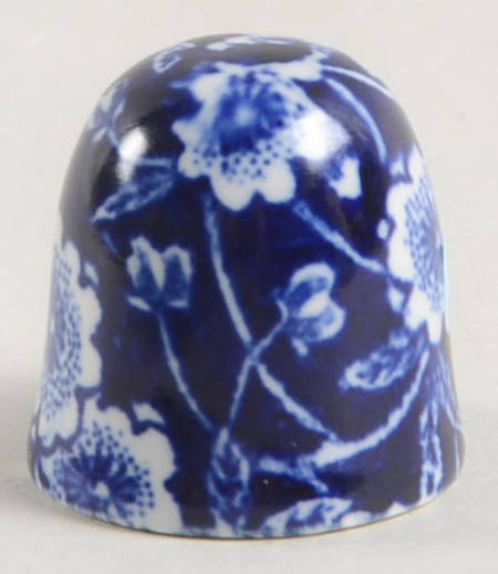 Calico Blue (Burleigh Stamp) Candle Snuffer