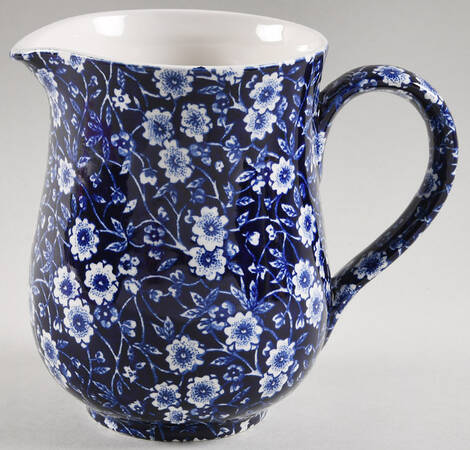 Calico Blue (Burleigh Stamp) 26 Oz Pitcher