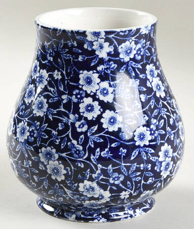 Calico Blue (Burleigh Stamp) 4" Vase