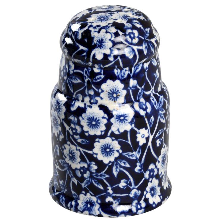 Calico Blue (Burleigh Stamp) Salt Shaker