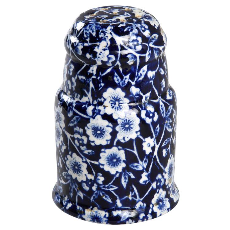 Calico Blue (Burleigh Stamp) Pepper Shaker