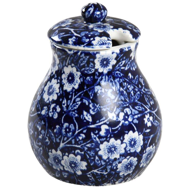 Calico Blue (Burleigh Stamp) Marmalade & Lid