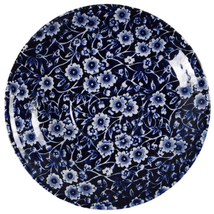 Calico Blue (Burleigh Stamp) Saucer for Breakfast Cup