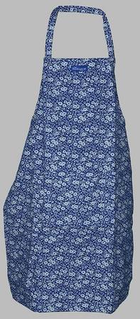 Calico Blue (Burleigh Stamp) Cloth Kitchen Apron