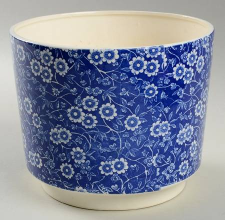 Calico Blue (Burleigh Stamp) 5" Planter