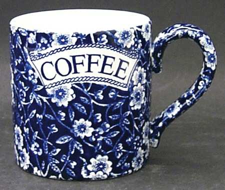 Calico Blue (Burleigh Stamp) Mug