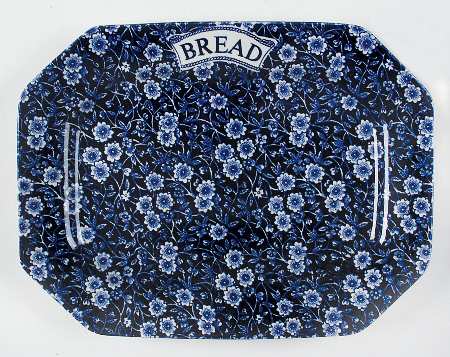 Calico Blue (Burleigh Stamp) 11" Bread Tray