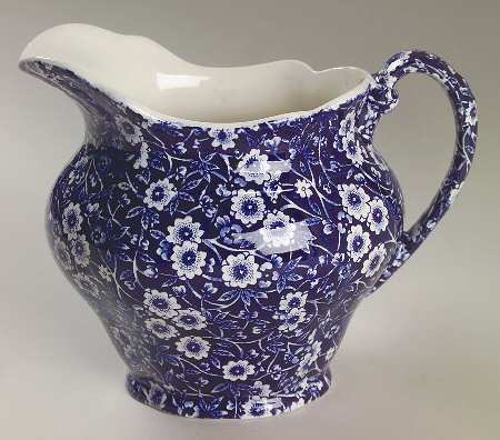 Calico Blue (Burleigh Stamp) 28 Oz Jug