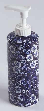 Calico Blue (Burleigh Stamp) Lotion Dispenser