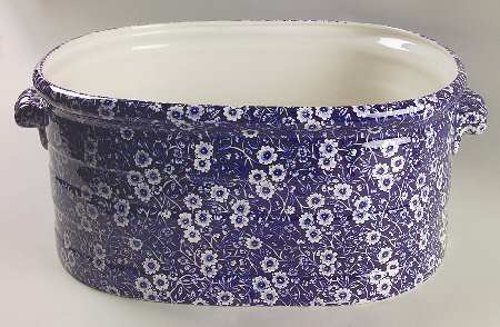 Calico Blue (Burleigh Stamp) Large Planter