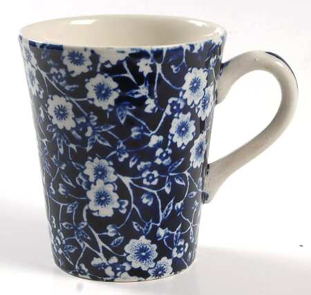 Calico Blue (Burleigh Stamp) Mug