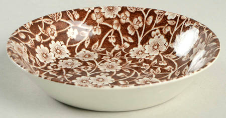 Calico Brown Fruit/Dessert (Sauce) Bowl