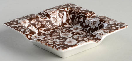 Calico Brown Small Ashtray