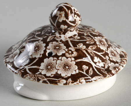 Calico Brown Lid for Teapot