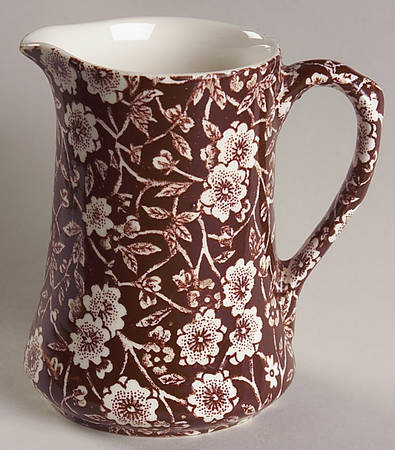 Calico Brown Mini Creamer