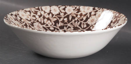Calico Brown Coupe Cereal Bowl