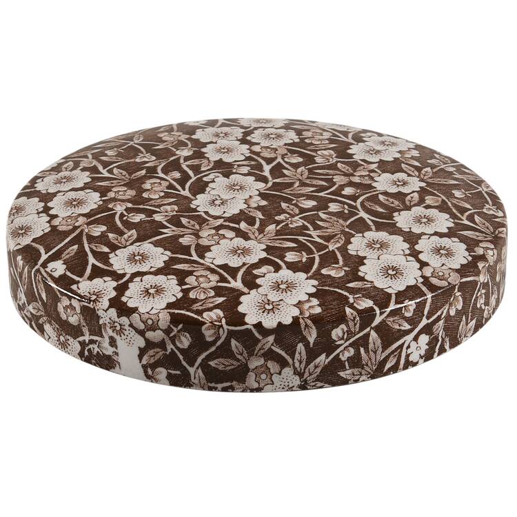 Calico Brown Lid for 6" Storage Jar