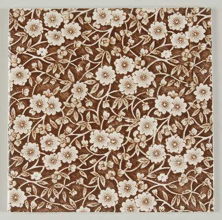 Calico Brown Tea Tile