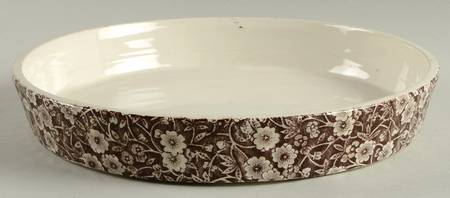 Calico Brown 10" Quiche