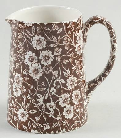Calico Brown Small Tankard Jug