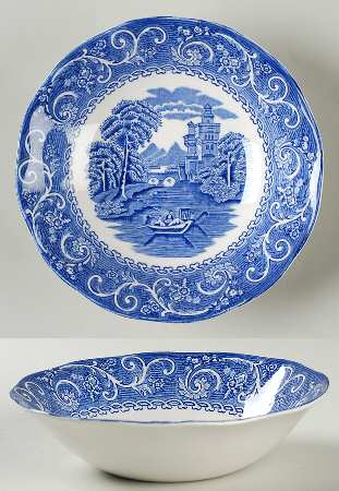 Canterbury Blue Coupe Cereal Bowl
